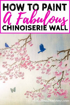 how paint chinoiserie wall