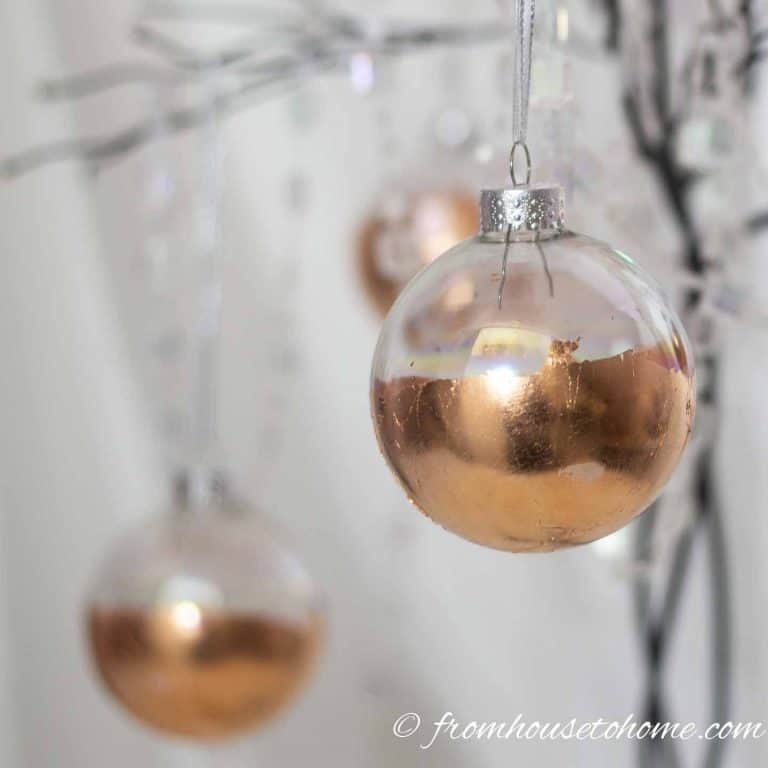 Easy DIY Copper Christmas Ornaments