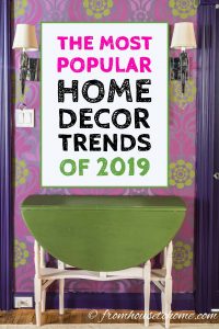 The most popular home decor trends of 2019