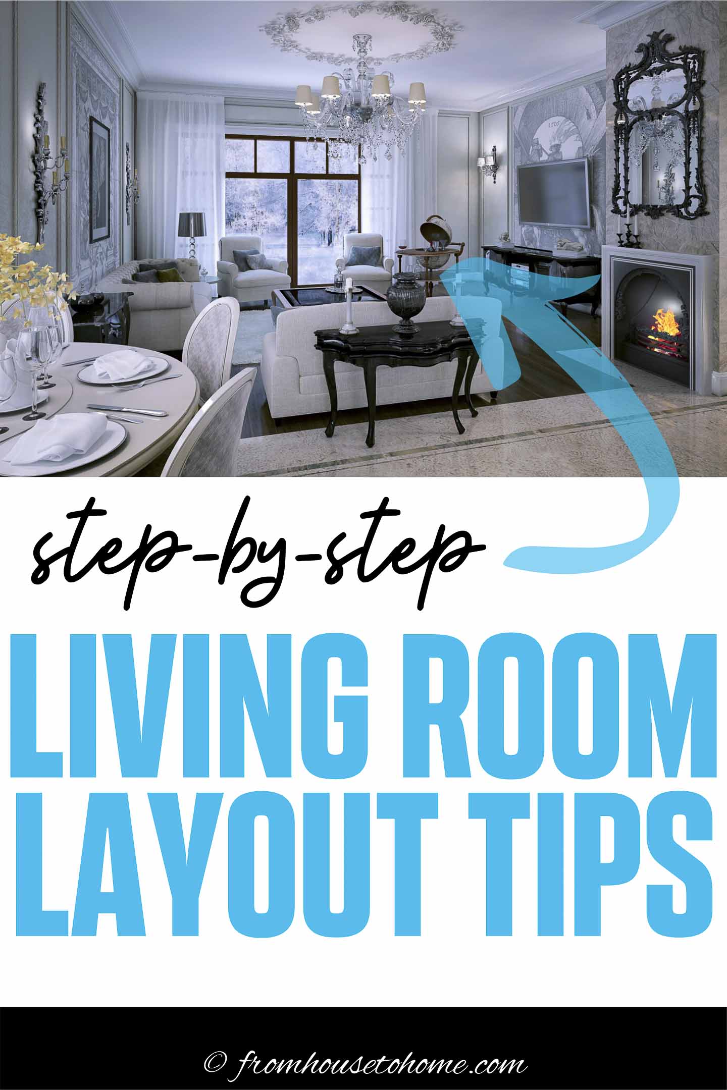 How To Arrange Living Room Furniture With A TV And Fireplace