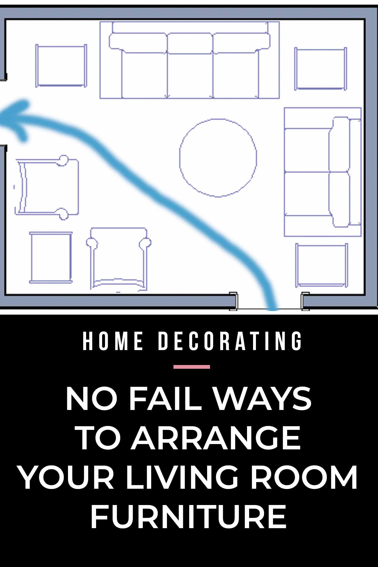 How To Arrange Living Room Furniture With A TV And Fireplace