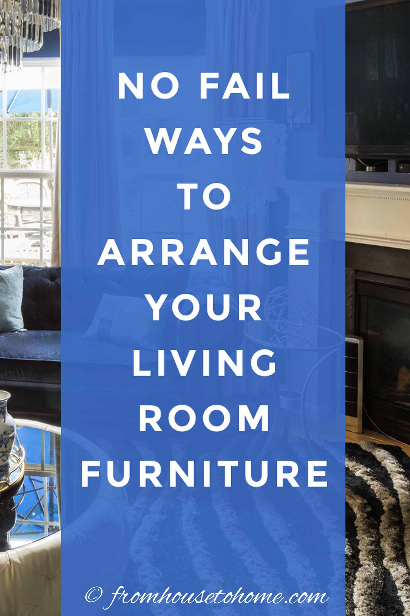 How To Arrange Living Room Furniture With A TV And Fireplace