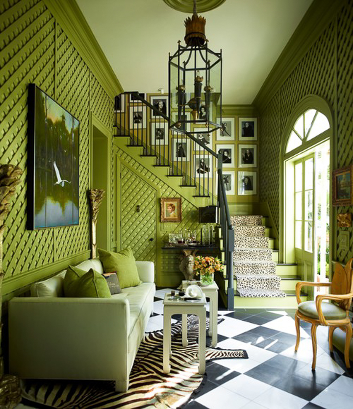 Green living room