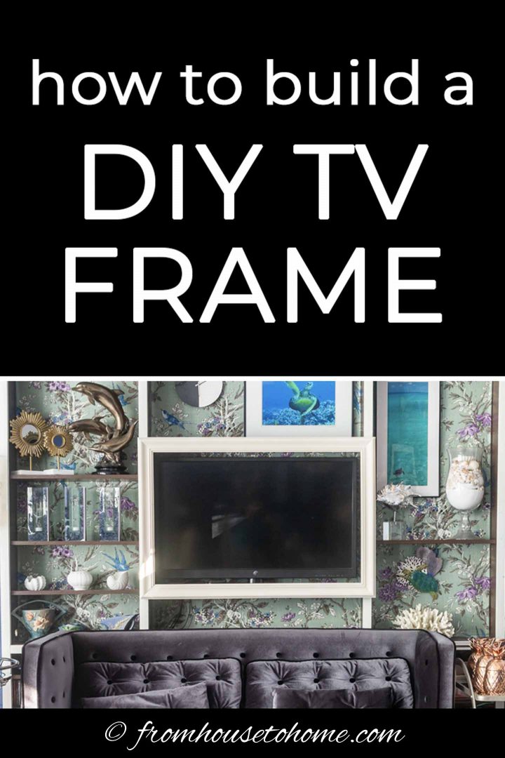 how to build a DIY TV frame