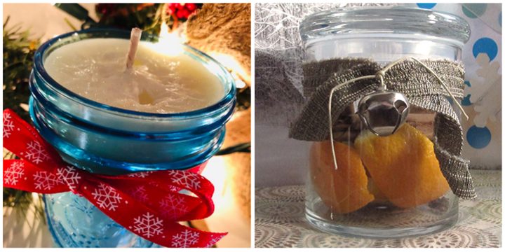 Christmas Candle and Cinnamon Clove Simmer Pot