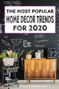 The most popular home decor trends for 2020