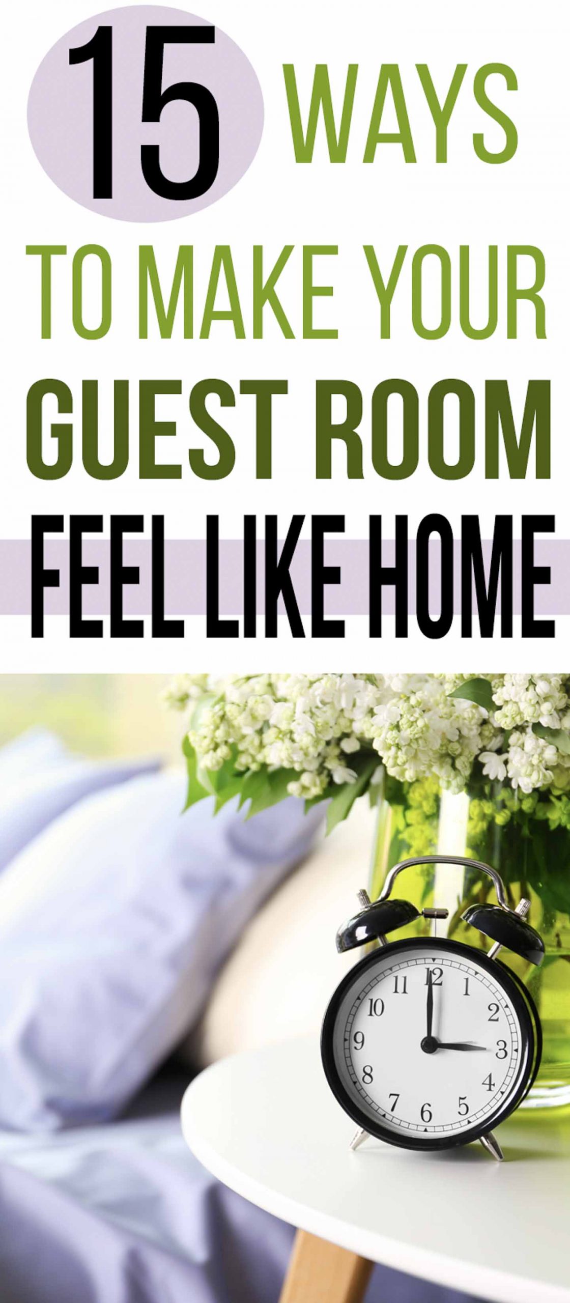 15 ways to make your guest room feel like home