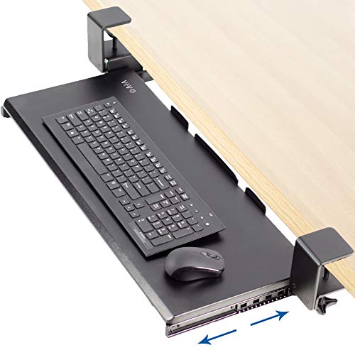 Clip on keyboard tray