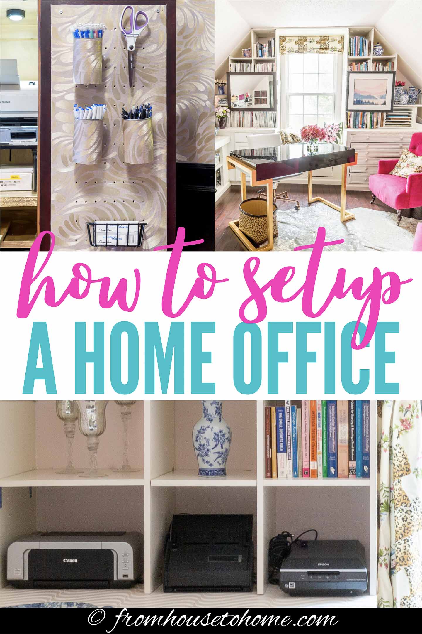 how to setup a home office
