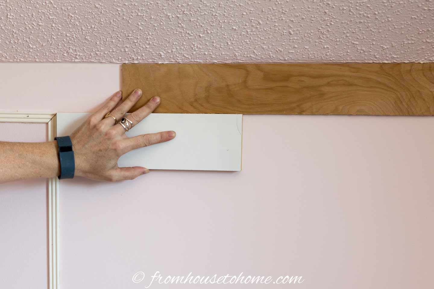 Preparing to install panel moldings