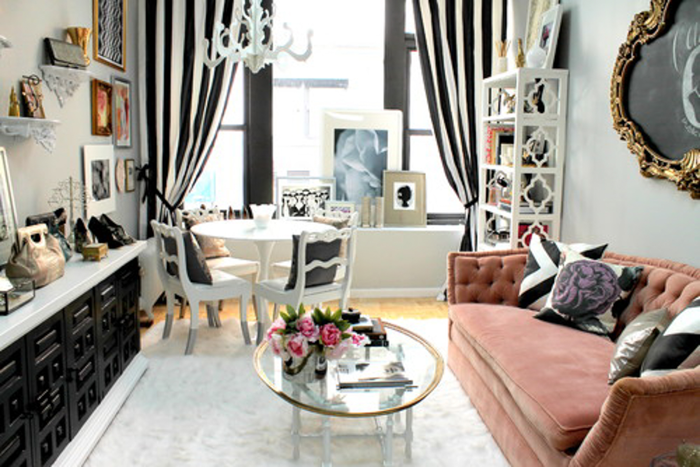 Eclectic living room