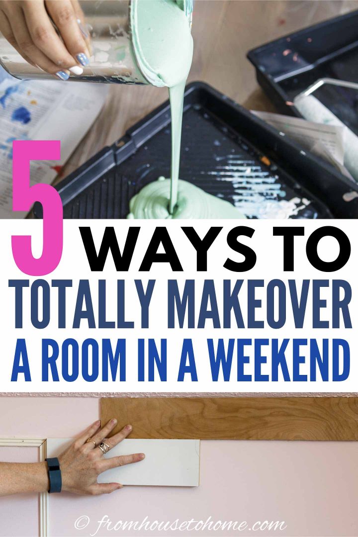 5 ways to totally makeover a room in a weekend