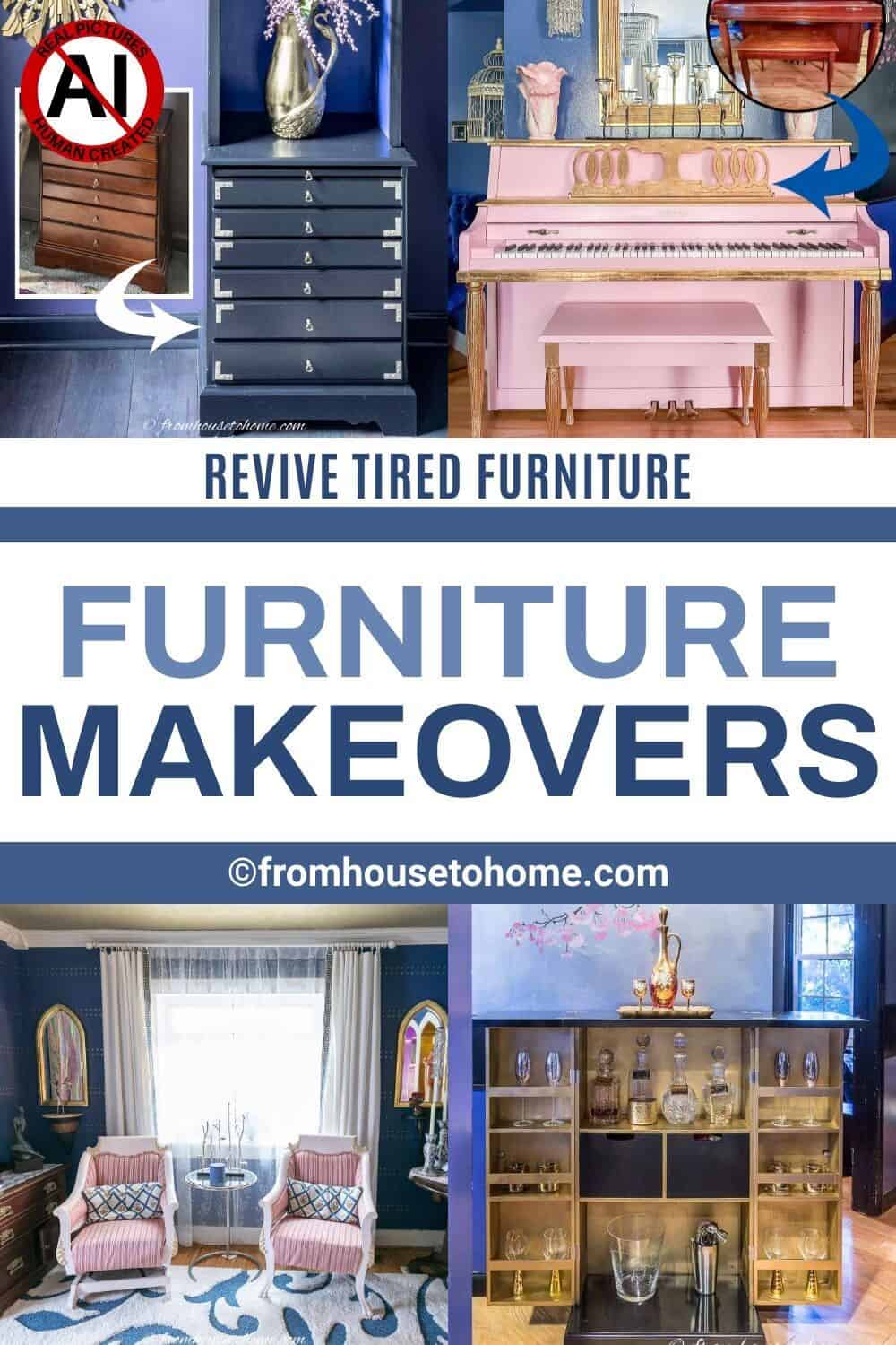 Revive tired furniture: Furniture Makeovers