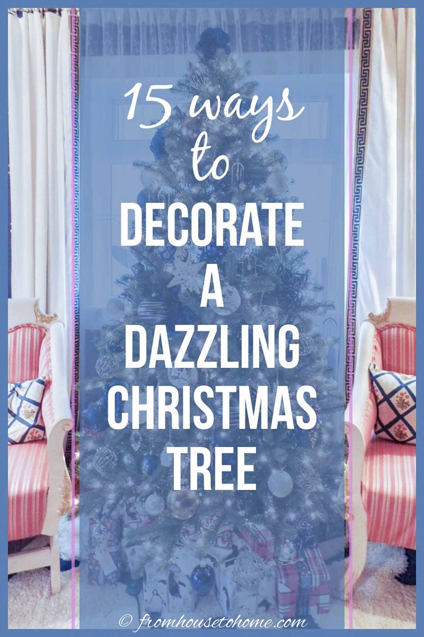 15 elegant Christmas tree decorating ideas