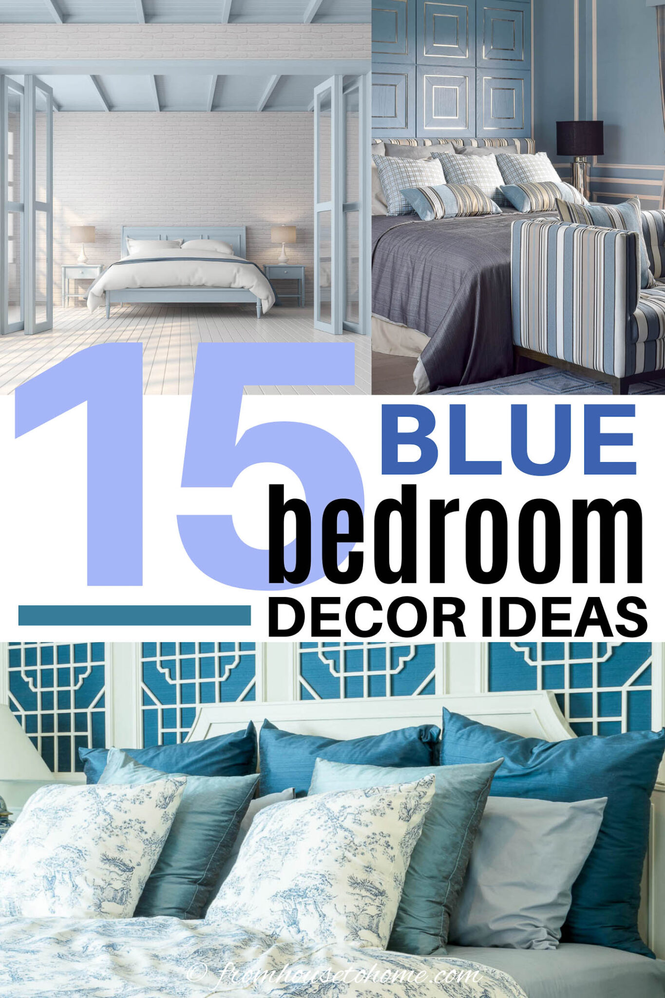 Blue Bedroom Decor Ideas - From House To Home