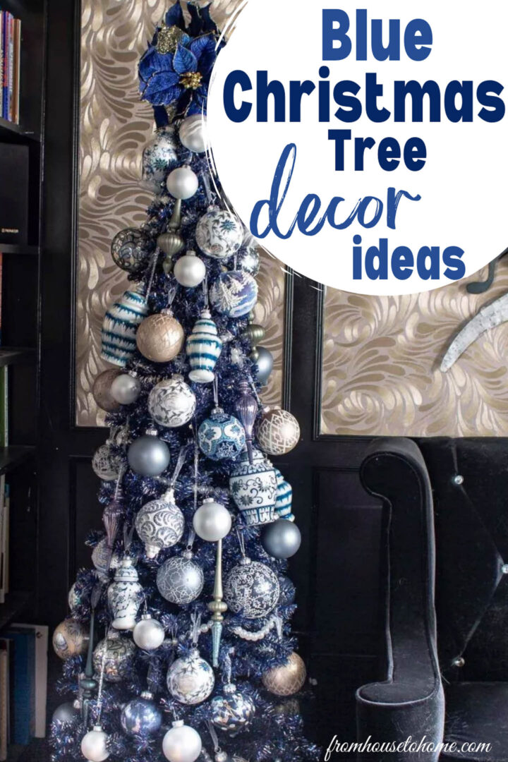 blue Christmas tree decor ideas
