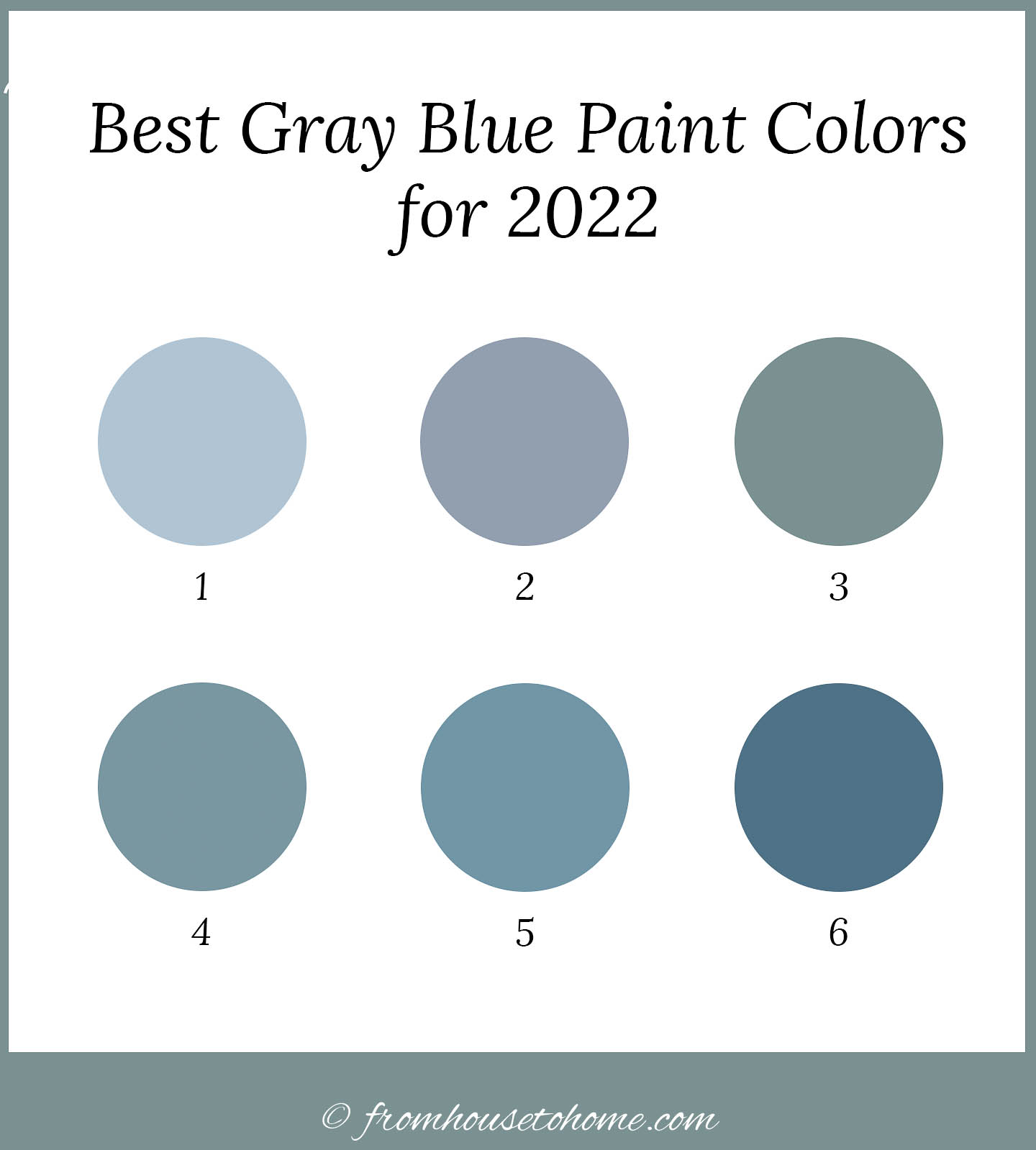gray-blue trending paint colors for 2022