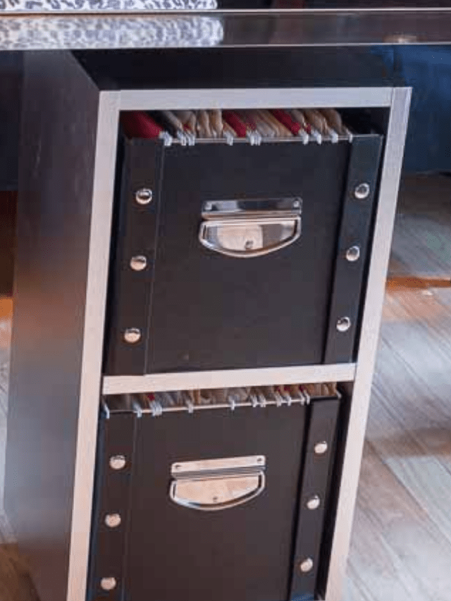DIY Glam Industrial Filing Cabinet Story