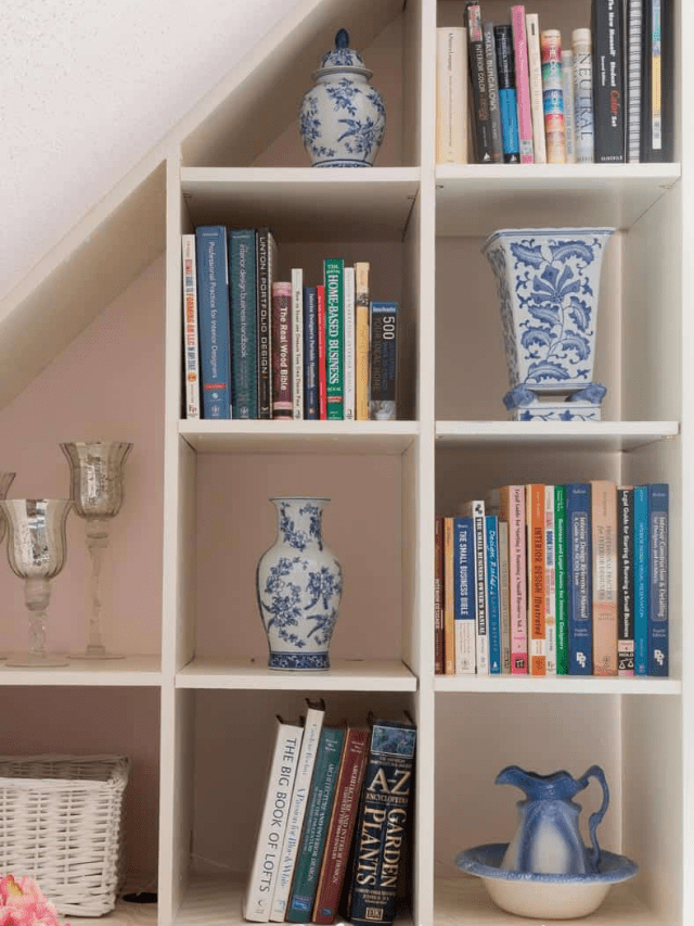 9 Creative Ways To Hide Clutter On Shelves