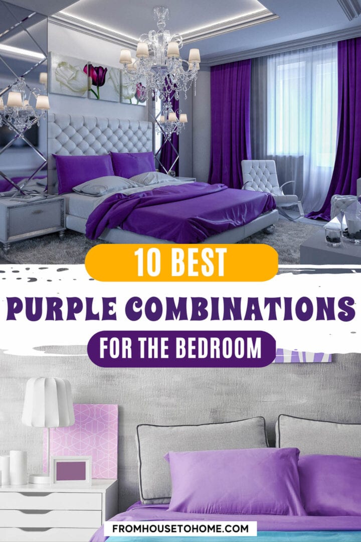 best purple combinations for the bedroom