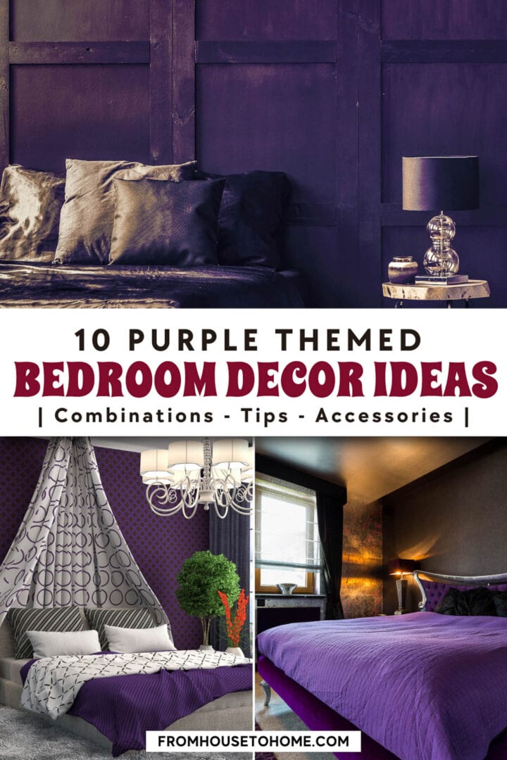 purple themed bedroom decor ideas