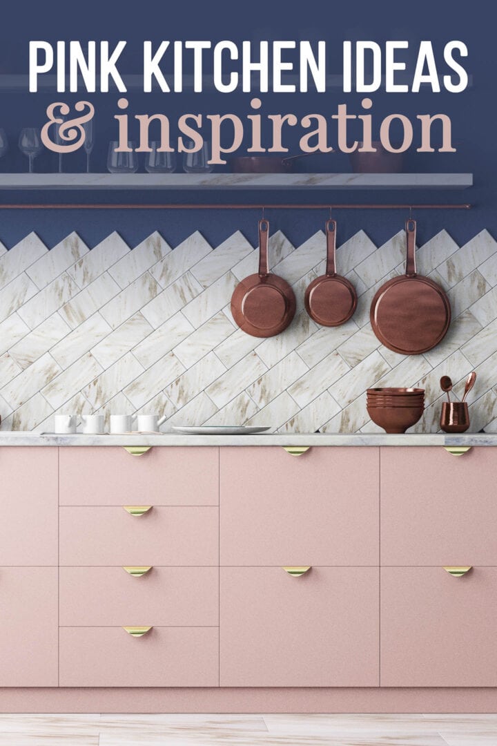 pink kitchen ideas and inspiration