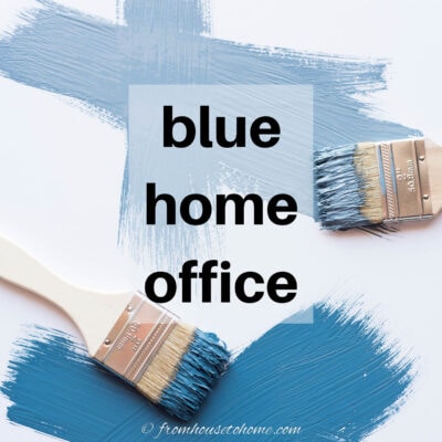 blue home office ideas