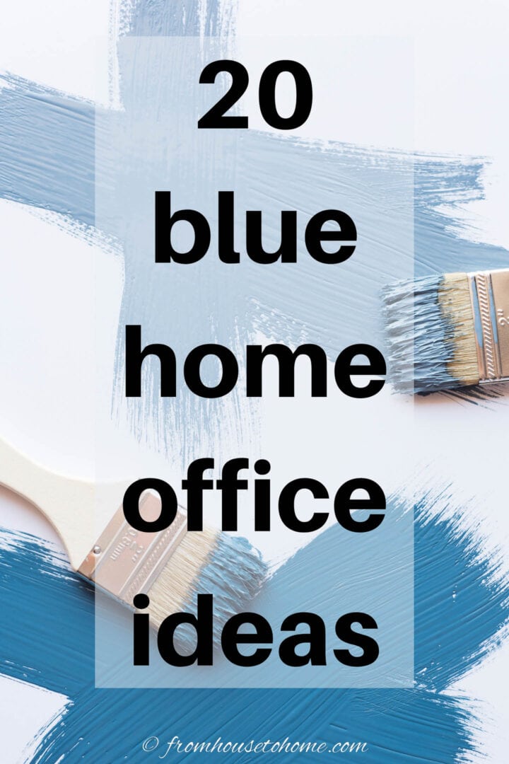 20 Beautiful Blue Home Office Ideas