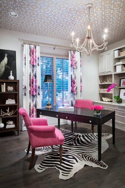 10 Feminine Pink Home Office Ideas - From House To Home