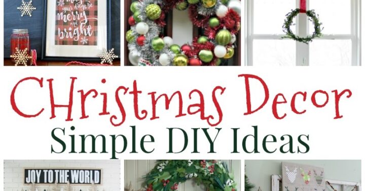 simple DIY Christmas decor ideas