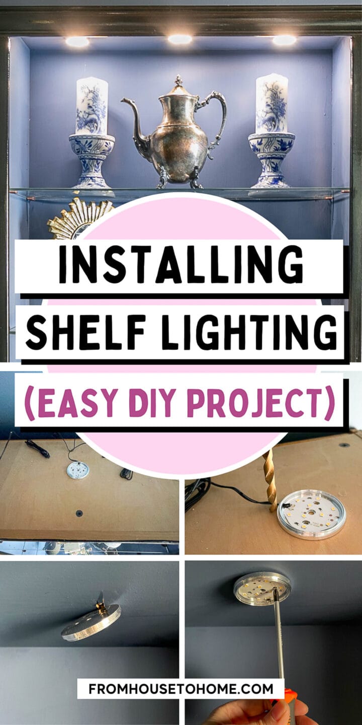 How To Install Shelf Lighting Using Puck lights