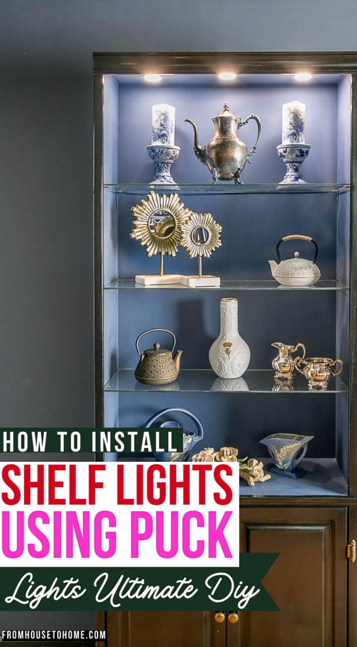 How To Install Shelf Lighting Using Puck lights
