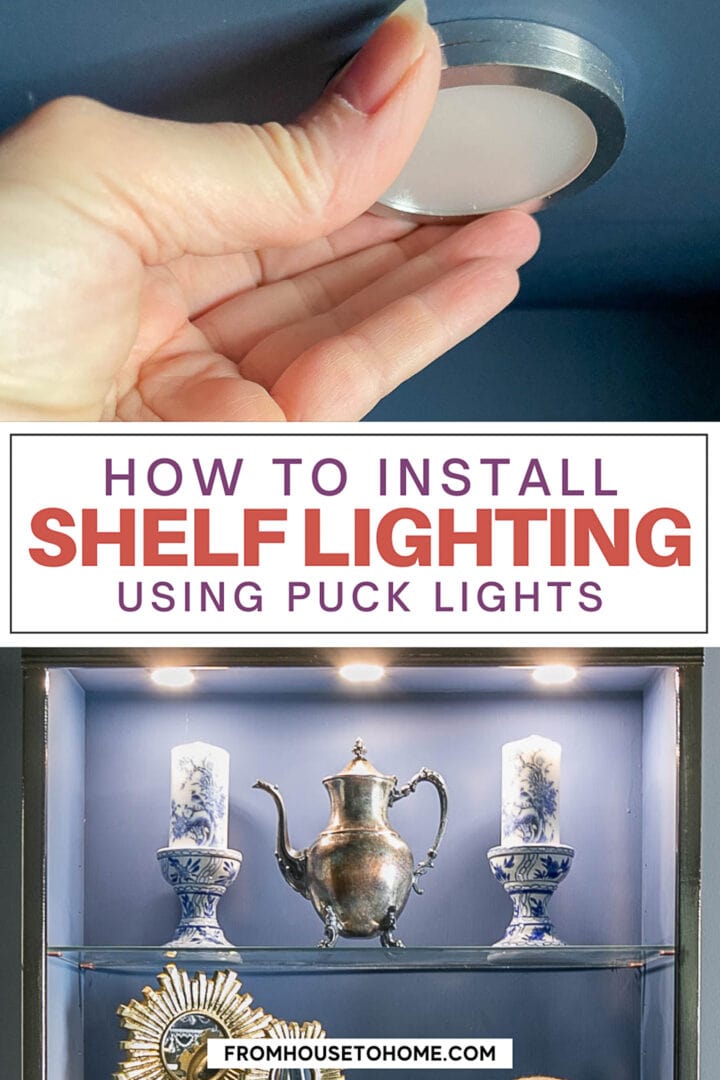 How To Install Shelf Lighting Using Puck lights