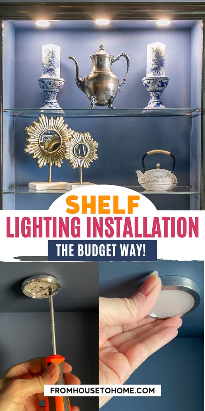 How To Install Shelf Lighting Using Puck lights