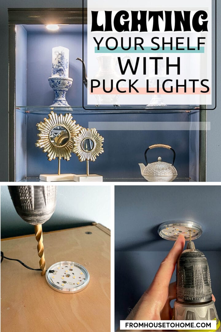 How To Install Shelf Lighting Using Puck lights