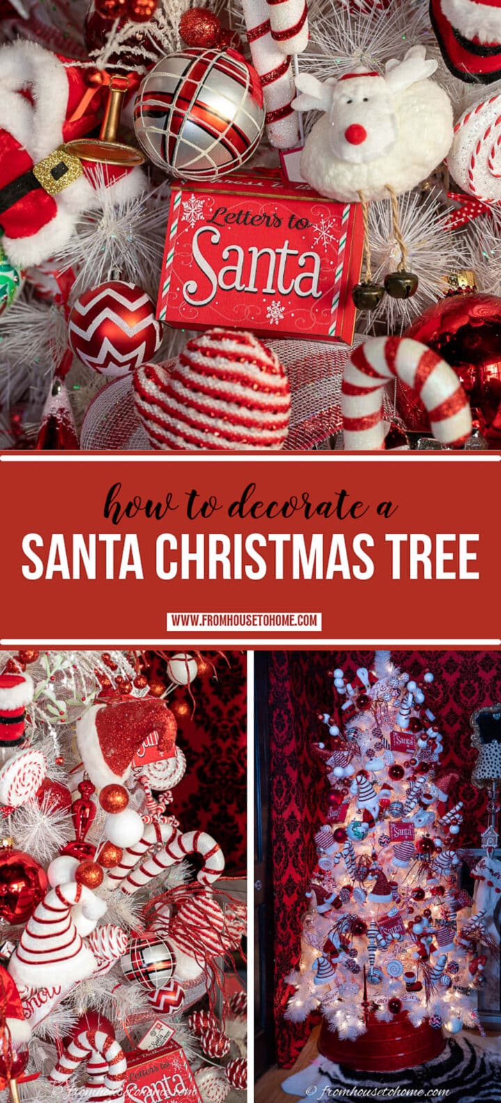How To Decorate A Fun Santa Christmas Tree