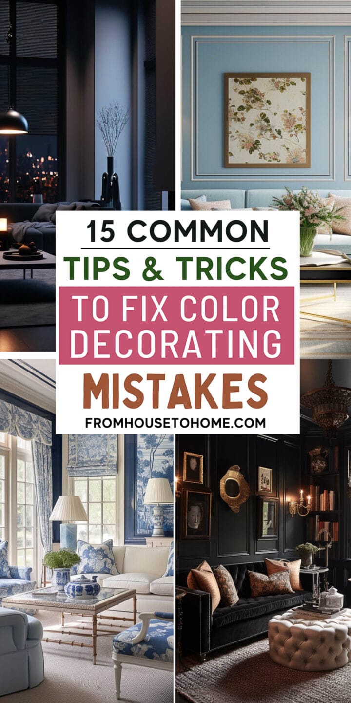 15 Of The Most Common Color Decorating Mistakes (& How To Fix Them)