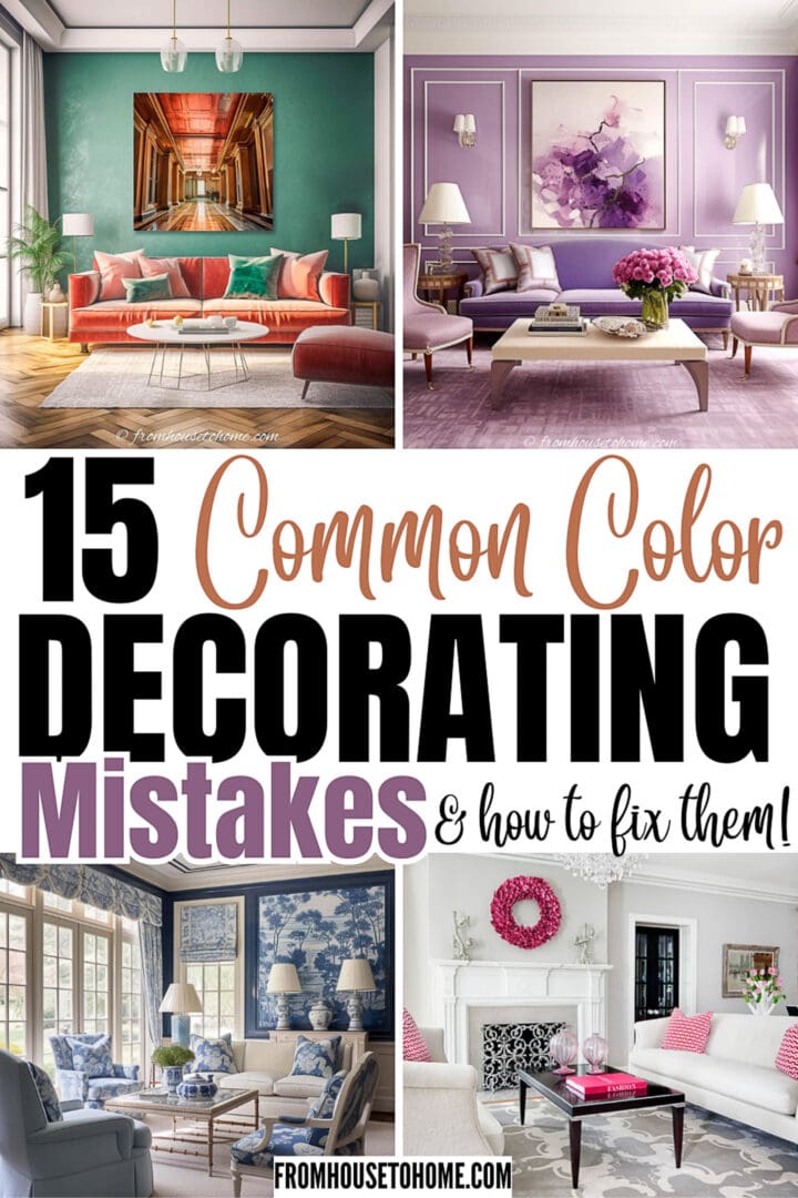 15 Of The Most Common Color Decorating Mistakes (& How To Fix Them)