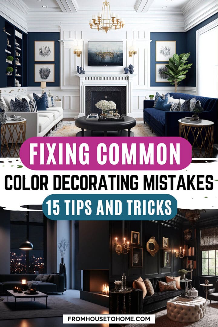 15 Of The Most Common Color Decorating Mistakes (& How To Fix Them)