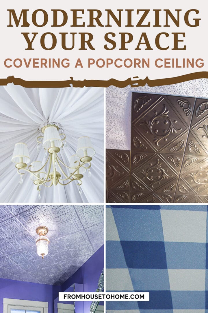 How To Cover A Popcorn Ceiling Without Removing It