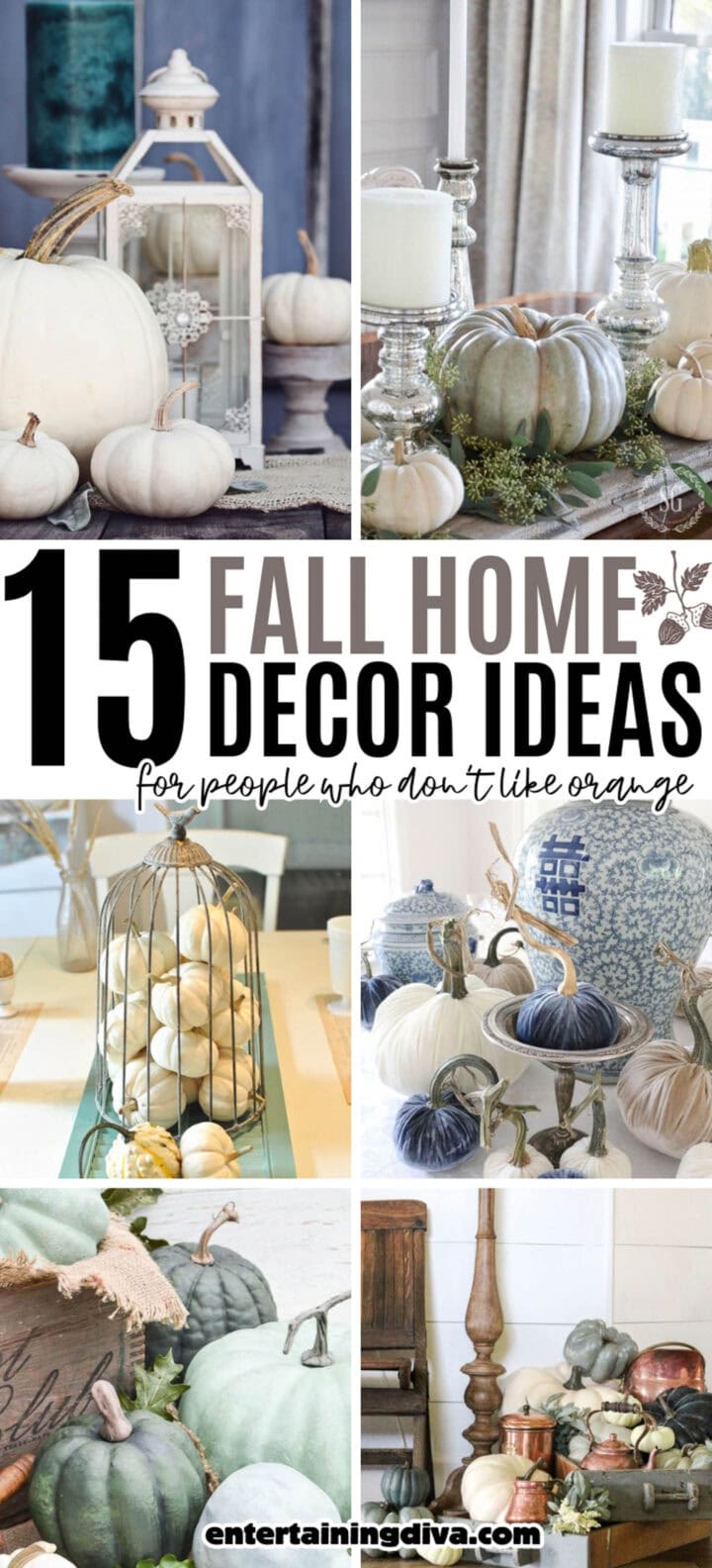 15 fall home decor ideas for people who don't like orange