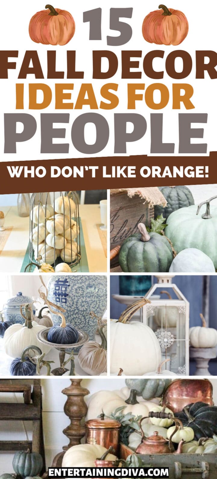 15 fall home decor ideas for people who don't like orange.