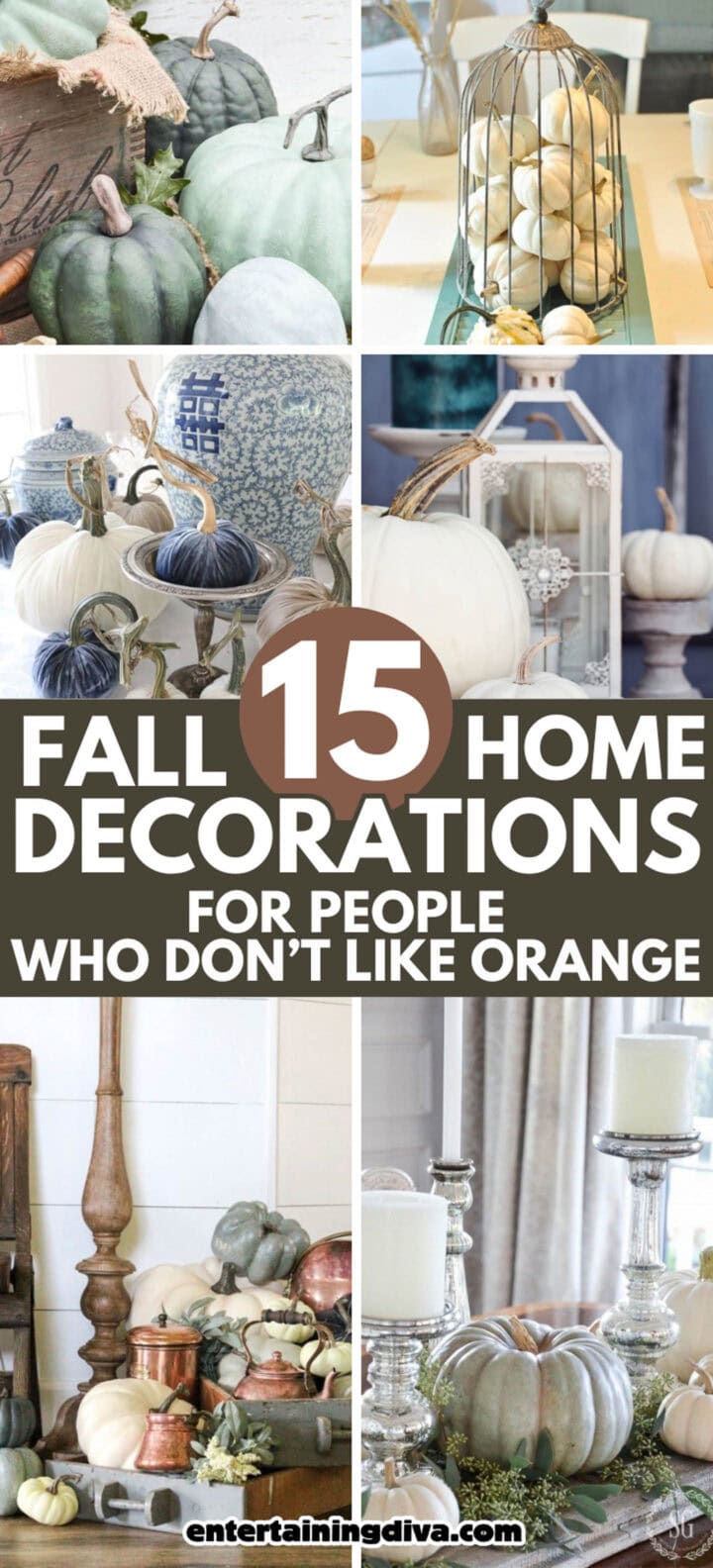 15 fall home decorations for people who don't like orange