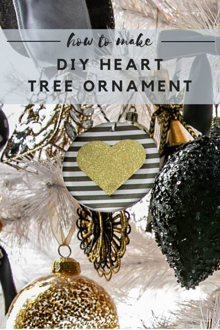 How to make diy heart tree ornament.