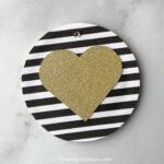 DIY heart Christmas ornament