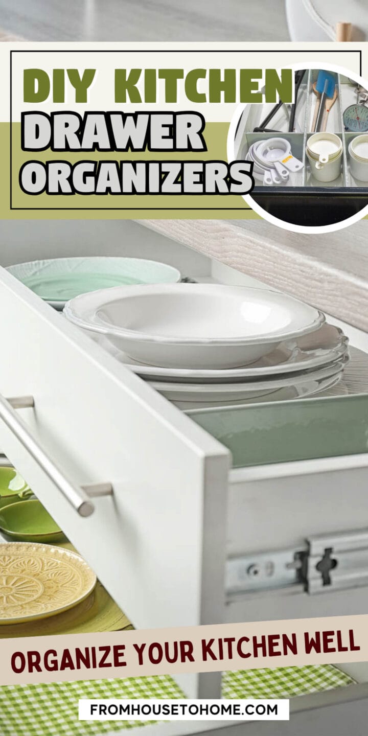 DIY kitchen drawer organizer ideas help to organize your kitchen efficiently.