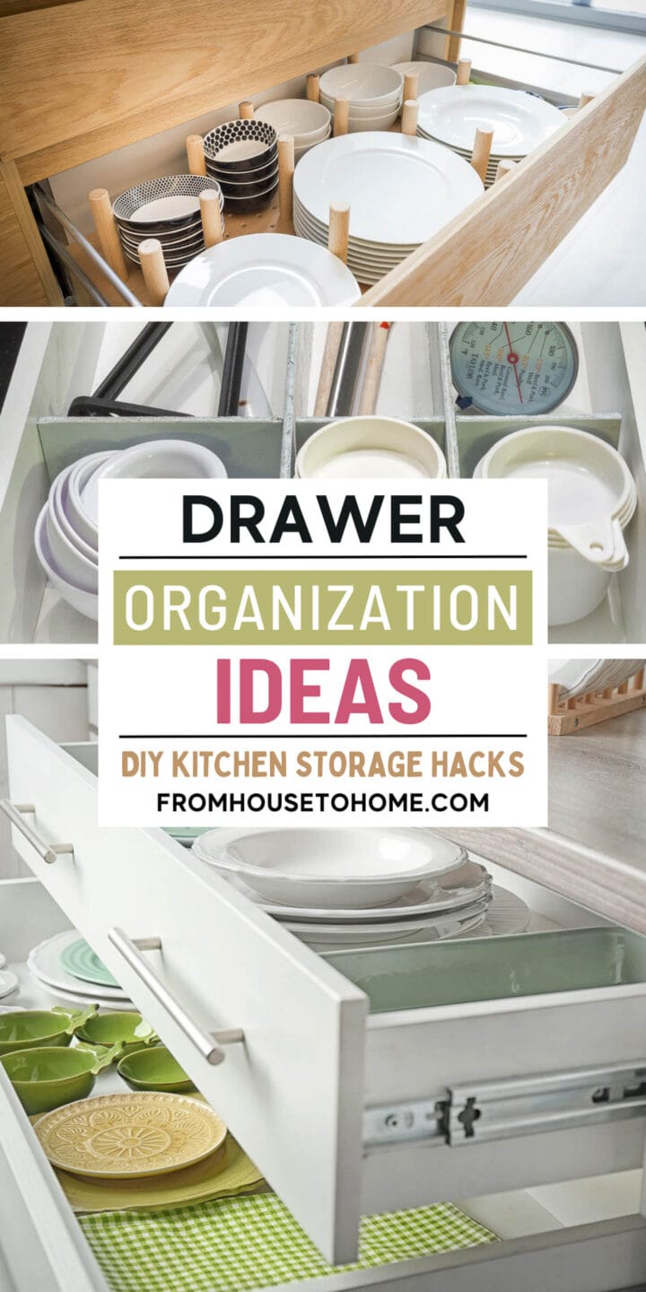 Discover creative DIY kitchen drawer organizer ideas and clever storage hacks for a well-organized kitchen.