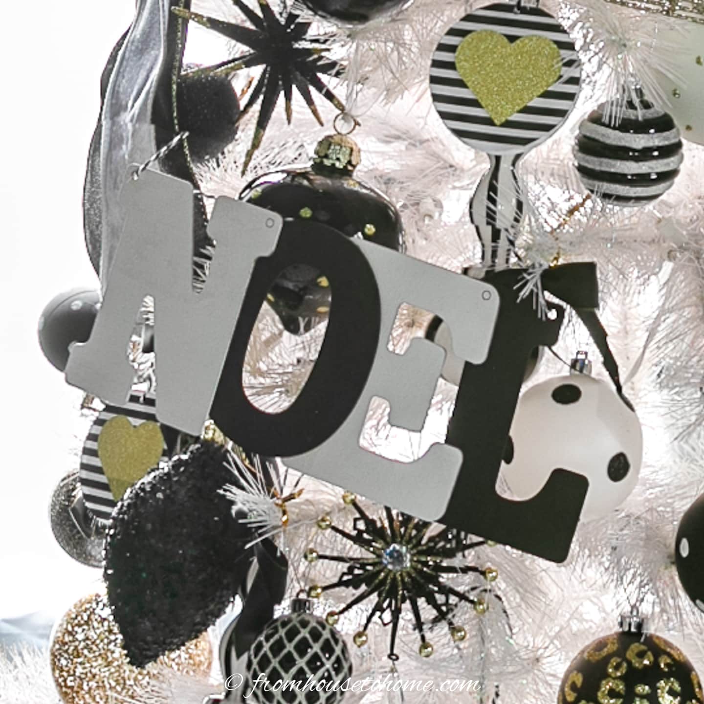 DIY Letter Ornaments