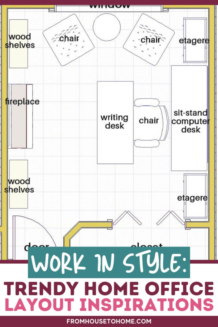 Home Office Layout: Work in Style with an Aesthetic and Functional Design