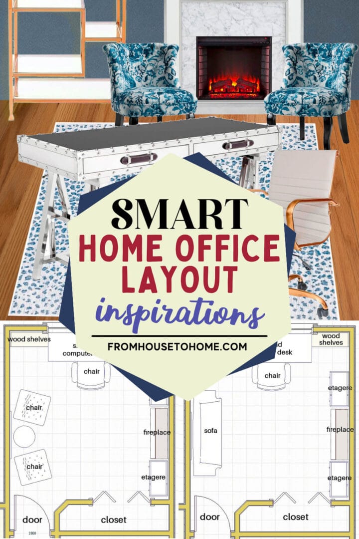 Smart home office layout inspirations. Looking to revamp your home office? Check out these inspirational home office layouts for ideas on how to optimize your workspace and create a productive environment. Whether you have a